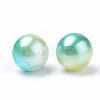 Rainbow Acrylic Imitation Pearl Beads LS-OACR-R065-10mm-A03-2
