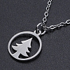 Non-Tarnish Christmas Theme NJEW-S105-JN562-40-1-1