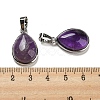 Natural Amethyst Pendants G-I358-B19-3