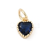 Brass Micro Pave Cubic Zirconia Pendants KK-H204-01KCG-M-2