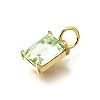 Brass Glass Charms KK-V011-36G-A-2