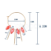 316L Surgical Stainless Steel Hoop Earring EJEW-JE03678-4