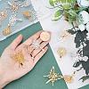 18Pcs 9 Style Iron Hair Findings FIND-PH0002-57-5