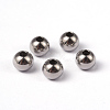 Tarnish Resistant Round 202 Stainless Steel Beads STAS-G130-6mm-63P-1