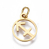 201 Stainless Steel Charms STAS-Q237-M003-8-3