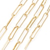 Soldered Brass Paperclip Chains CHC-G005-12G-1