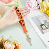Cotton Handmade Braided Wrist Lanyard Pendant Decorations KEYC-WH0007-001B-3