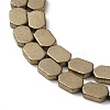 Electroplated Synthetic Non-Magnetic Hematite Beads Strands G-E610-A01-AB-3