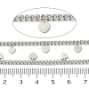 304 Stainless Steel Curb Chains CHS-K017-08B-P-3