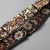 Flower Pattern Polyester Woven Belt Ornament Accessories FIND-WH0127-99-2