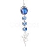 Glass Round & Octagonal Beads Hanging Suncatchers HJEW-JM04617-01-2