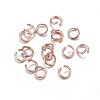 304 Stainless Steel Open Jump Rings X-STAS-O107-06RG-G-1