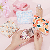 CRASPIRE 4pcs 4 style Mini Oxford Cloth Waterproof Printed Multipurpose Shrapnel Makeup Bags AJEW-CP0005-39-3