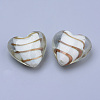 Handmade Gold Sand Lampwork Beads LAMP-R138-02F-2