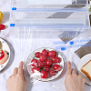 CRASPIRE 12Pcs Plastic Reusable Cling Film Slide Cutter AJEW-CP0007-17-3