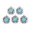 Synthetic Turquoise Pendants FIND-C068-19AS-1