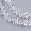 Transparent Glass Beads Strands EGLA-J146-4mm-NB01-3