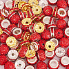 120Ppcs 4Style Pave Disco Ball Beads RB-TA0001-17-3