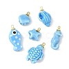 Handmade Porcelain Pendants PALLOY-JF06054-1