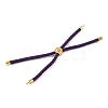 Nylon Cords Bracelet Makings Fit for Connector Charms AJEW-P116-01G-28-2