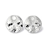 Tarnish Resistant 304 Stainless Steel Sun with Moon Stud Earrings for Women EJEW-F300-06P-1
