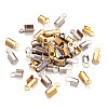 PandaHall Jewelry 304 Stainless Steel Fold Over Crimp Cord Ends STAS-PJ0001-05-12