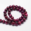 Natural Tiger Eye Bead Strands G-G735-23-8mm-04-2