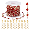 DIY Brass Rhinestone Jewelry Sets Making Kits DIY-OC0014-15D-1
