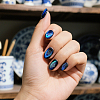 2Pcs 304 Stainless Steel DIY Nail Art Templates MRMJ-PH0003-12-4