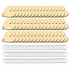50Pcs Undyed Wood Connector Charms WOOD-FS0001-12A-1