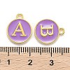 Initial Letter A~Z Alphabet Enamel Charms ENAM-Q437-10-3