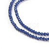 Transparent Glass Beads Strands GLAA-F094-A16-3