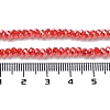 Electroplate Glass Beads Strands EGLA-R048-2mm-03-3