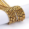 Electroplate Glass Beads Strands X-EGLA-K014-B-FP02-2