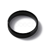 PVD Vacuum Plating Matte Style 304 Stainless Steel Wide Band Finger Rings for Women Men RJEW-WH0009-14F-EB-2