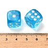 Spray Printed Transparent Acrylic Beads AC-CBA40CF-01H-3