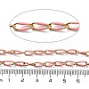 Ion Plating(IP) 304 Stainless Steel Enamel Twisted Oval Link Chains CHS-K019-02G-05-2