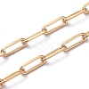 3.28 Feet Soldered Brass Paperclip Chains X-CHC-G005-03G-3