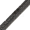 Electroplated Non-magnetic Synthetic Hematite Beads Strands G-G089-B02-16-1