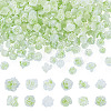 200Pcs Flower & Butterfly Resin Cabochons CRES-TA0001-89B-1