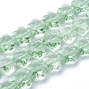 Transparent Glass Beads GLAA-Q066-14mm-C10-1