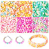 96G 6 Colors 6/0 Glass Seed Beads SEED-TA0001-39-1