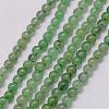 Natural Green Aventurine Bead Strands G-K146-14-2mm-1