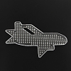 Plane/Airliner ABC Plastic Pegboards used for 5x5mm DIY Fuse Beads DIY-Q009-32-2