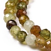 Natural Green Garnet Beads Strands X-G-C009-A25-4