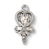 Rack Plating Alloy Pendants FIND-I039-008P-01-1