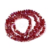 Electroplate Transparent Glass Beads Strands EGLA-Q139-01A-A13-2