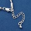 Brass Multi-strand Necklaces for Women NJEW-Q344-03S-3