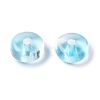 Electroplate Transparent Colours Rainbow Glass Seed Beads SEED-T007-03B-2