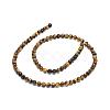 Natural Tiger Eye Beads Strands G-S259-21-4mm-3